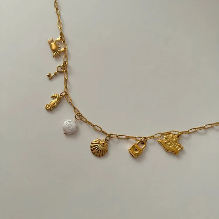 Beachside Charm Necklace sold by Bella Chic product image thumbnail 2