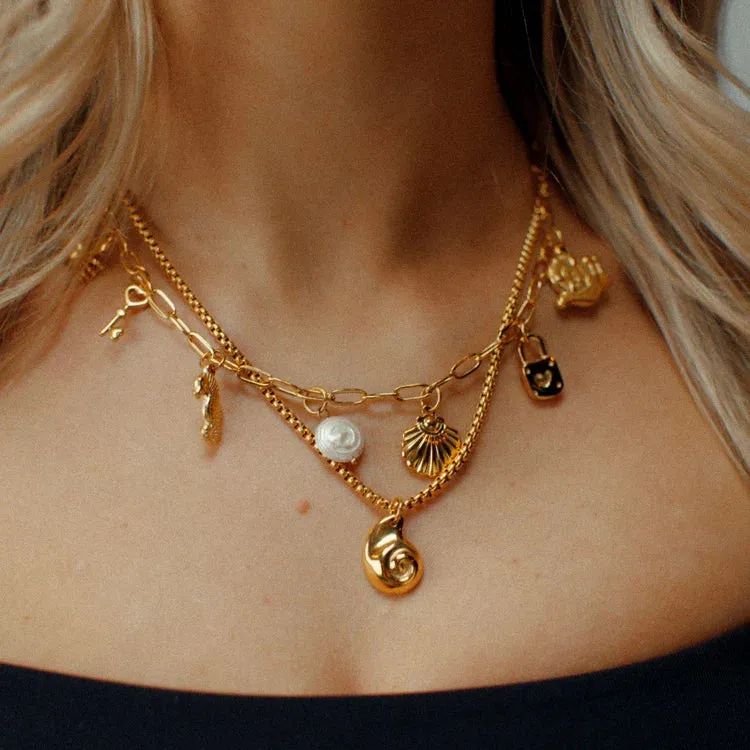 Beachside Charm Necklace sold by Bella Chic