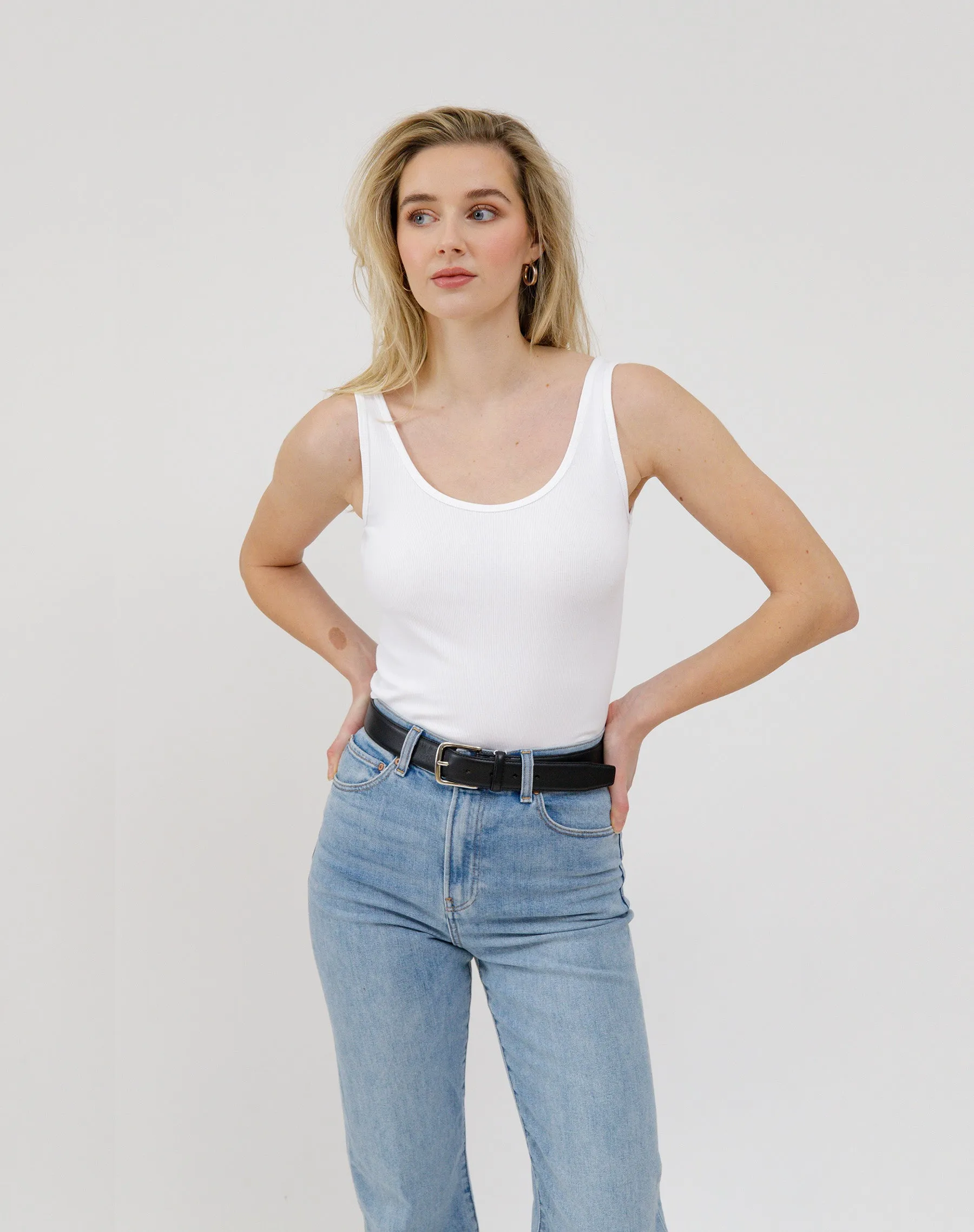 Ribbed Fitted Tank sold by Bella Chic product image thumbnail 4