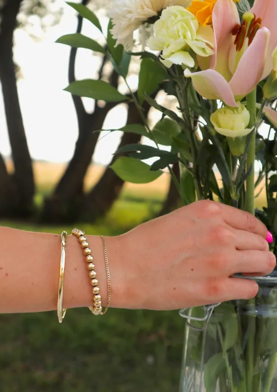 Sophia Recycled Bangle Bracelet made by Pilgrim