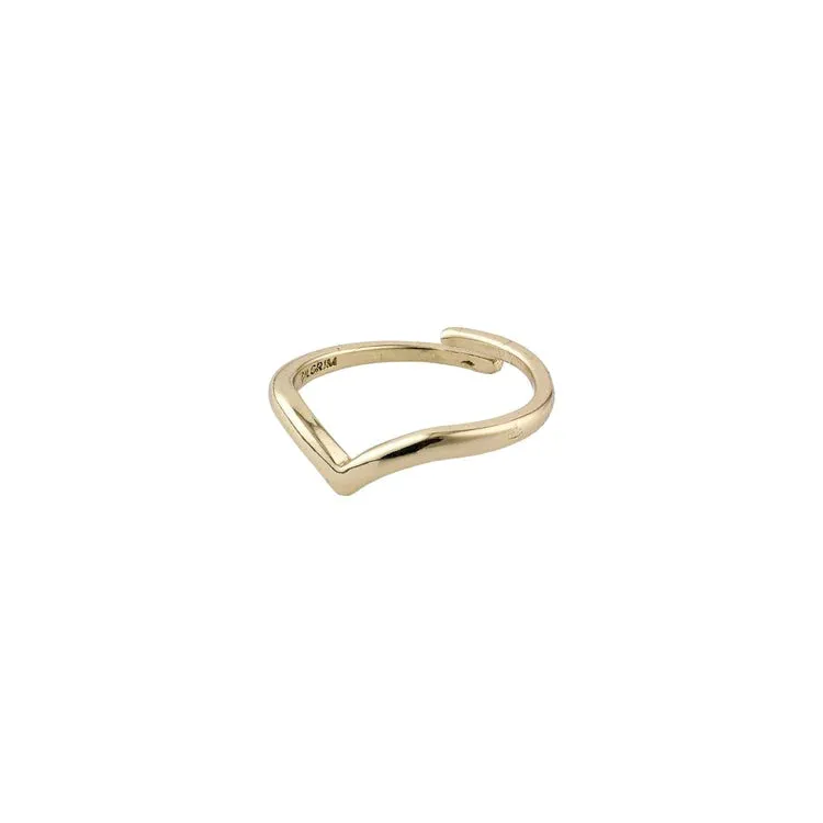 Lulu Wishbone Ring sold by Bella Chic
