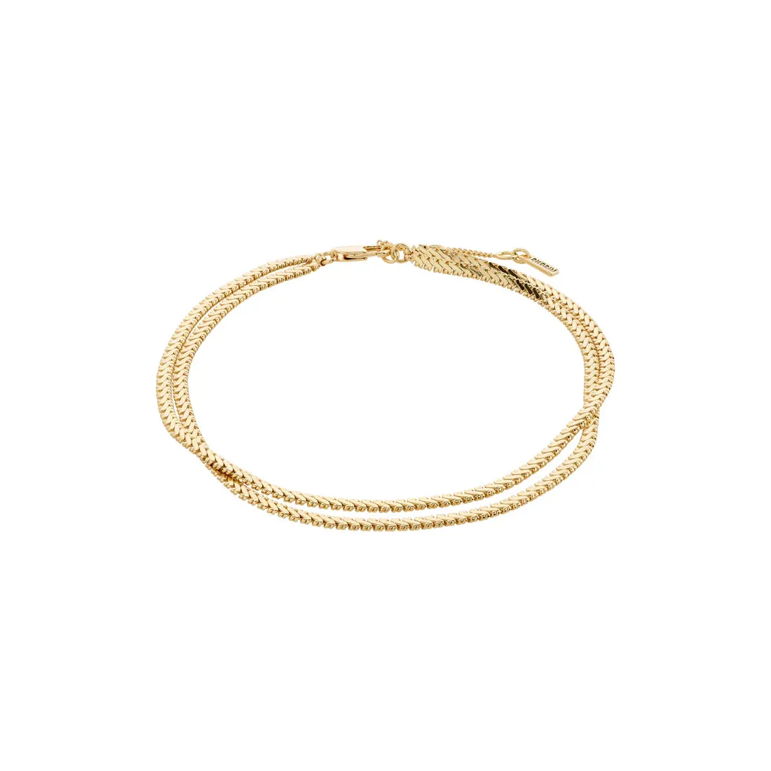 Jelona Harringbone Anklet sold by Bella Chic