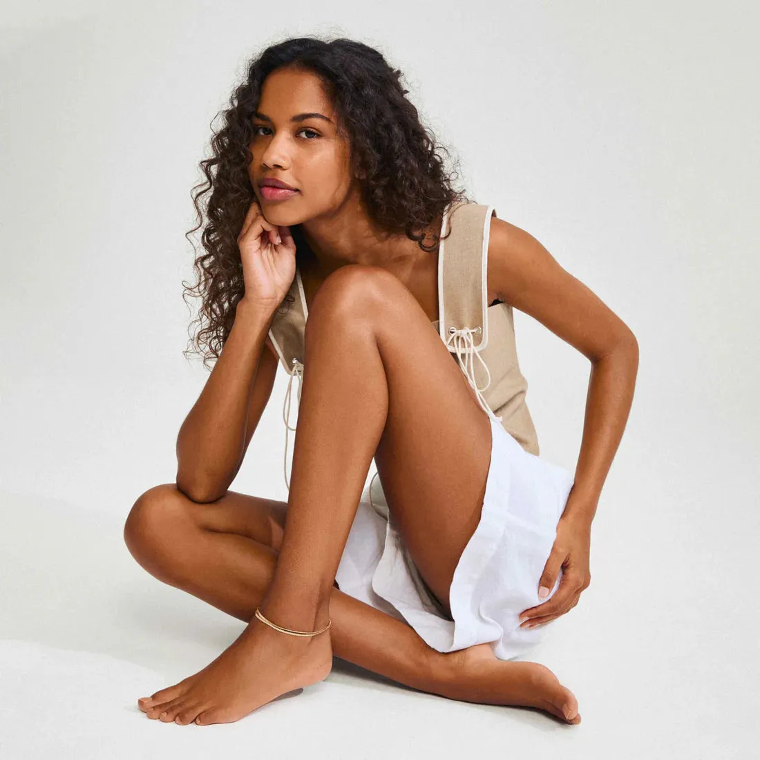 Jelona Harringbone Anklet sold by Bella Chic product image thumbnail 3