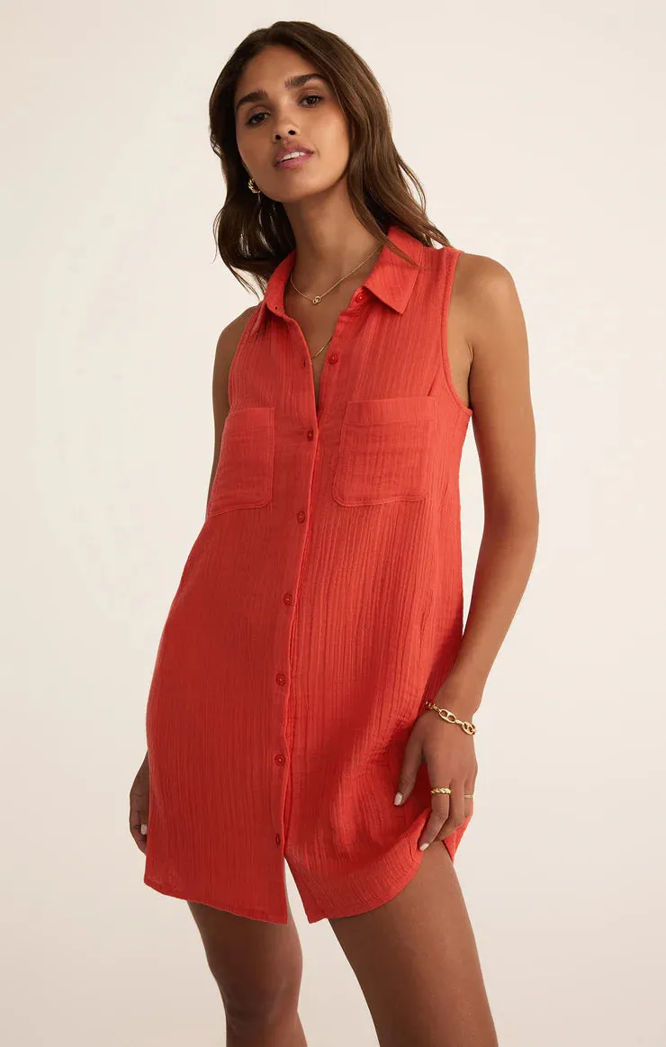 New Light Gauze Mini Dress sold by Bella Chic product image thumbnail 5