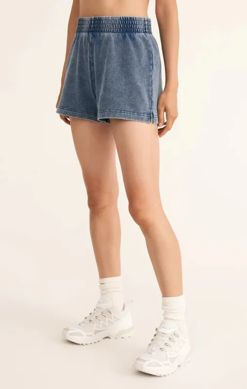 Weekender Knit Denim Short made by Z Supply