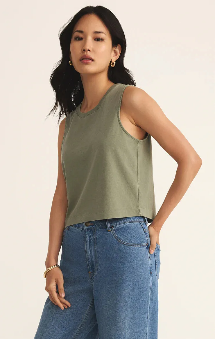 Sloane Cropped Jersey Tank sold by Bella Chic product image thumbnail 5