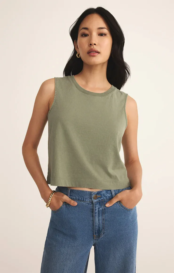 Sloane Cropped Jersey Tank sold by Bella Chic product image thumbnail 3