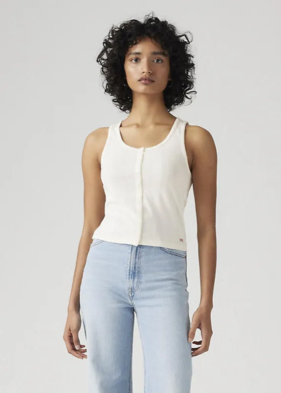 Dry Goods Pointelle Tank | Gardenia made by Levi's