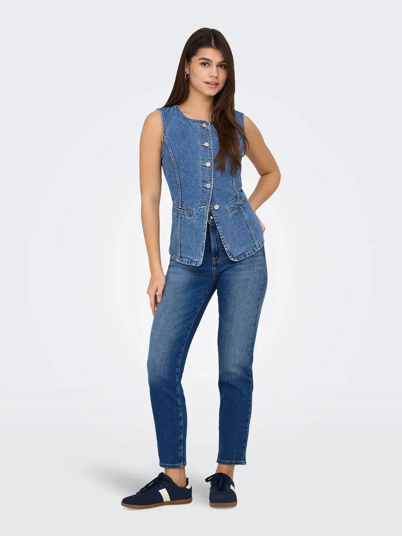 Giulina Denim Vest sold by Bella Chic product image thumbnail 3