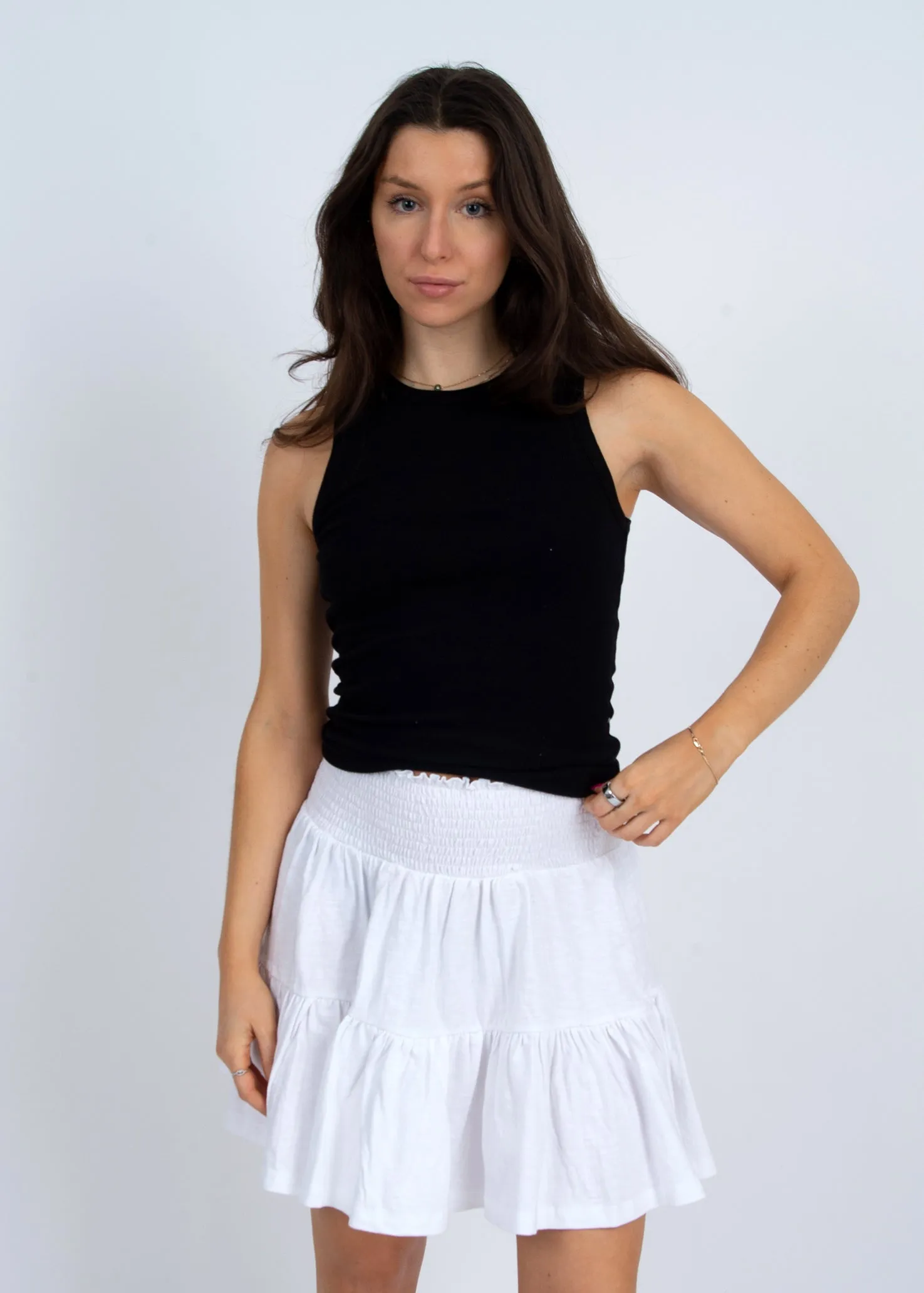 Maria Crew Muscle Tank | Black sold by Bella Chic product image thumbnail 4