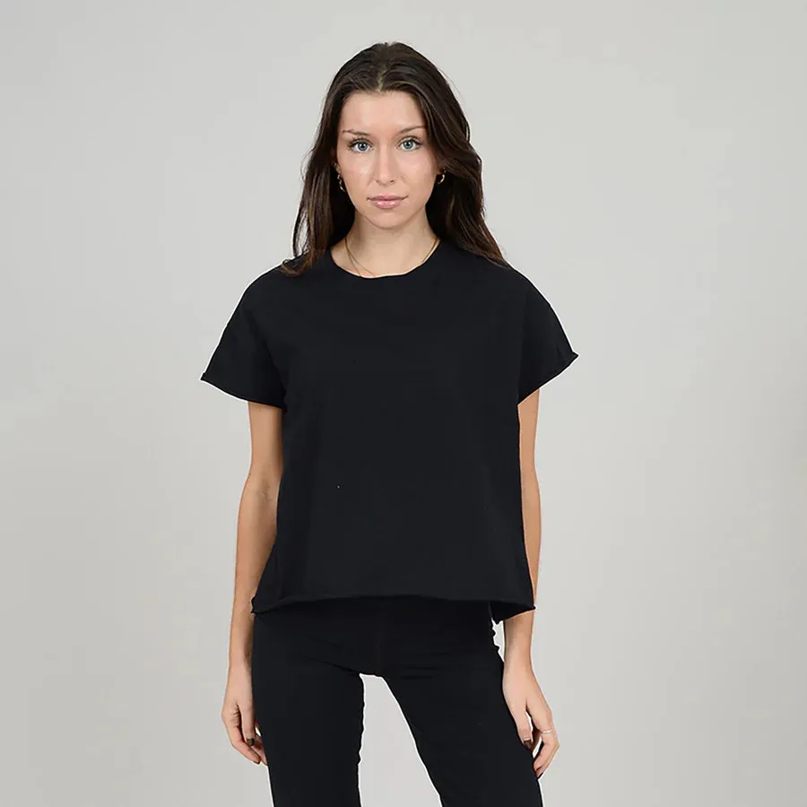 Tara T-Shirt | Black sold by Bella Chic