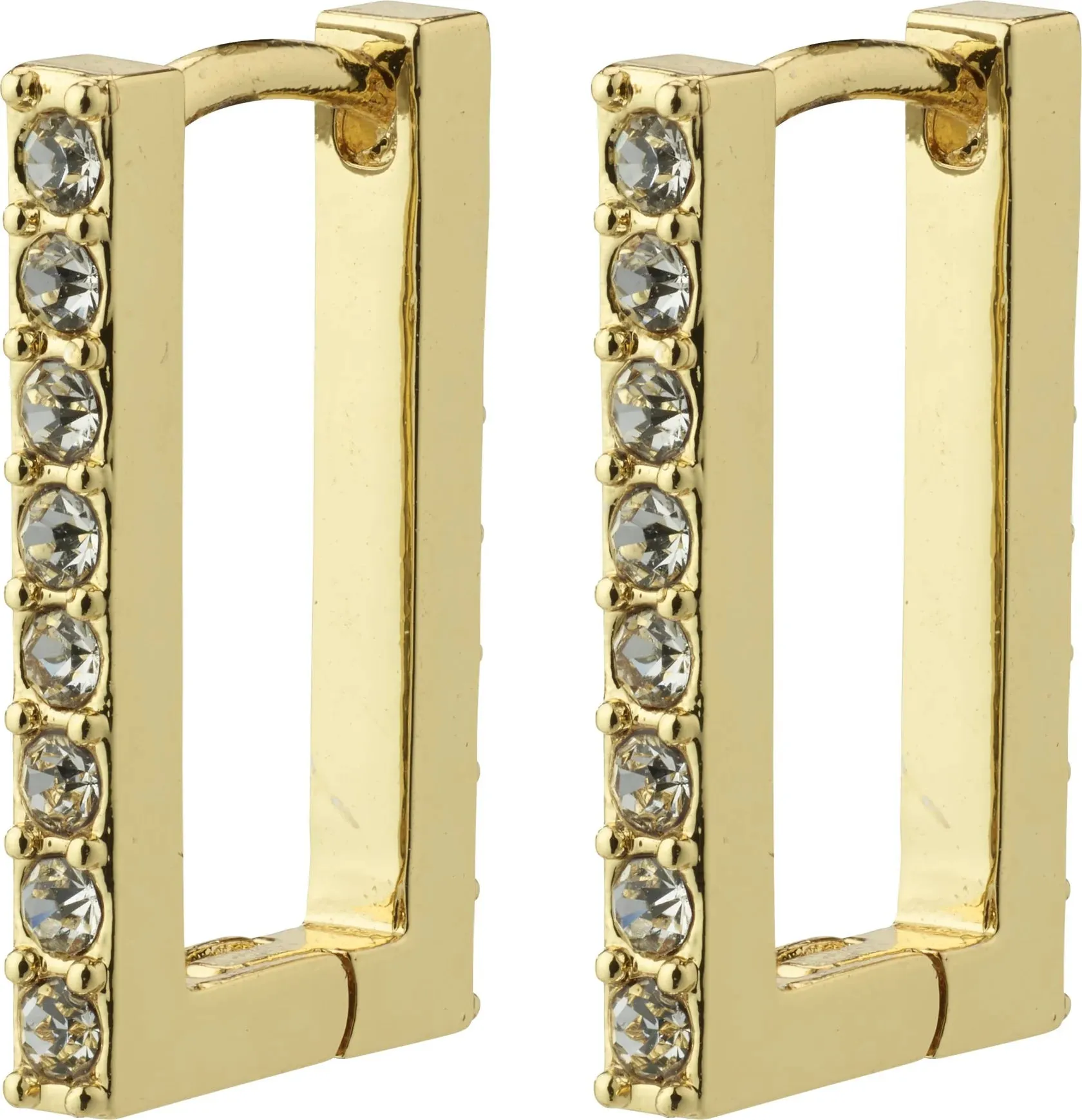 Coby Recycled Crystal Hoop Earrings sold by Bella Chic product image thumbnail 3