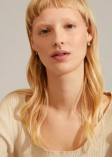 Coby Recycled Crystal Hoop Earrings sold by Bella Chic