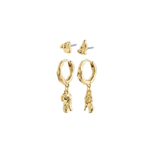 Sea Recycled 2-in-1 Earrings sold by Bella Chic product image thumbnail 2