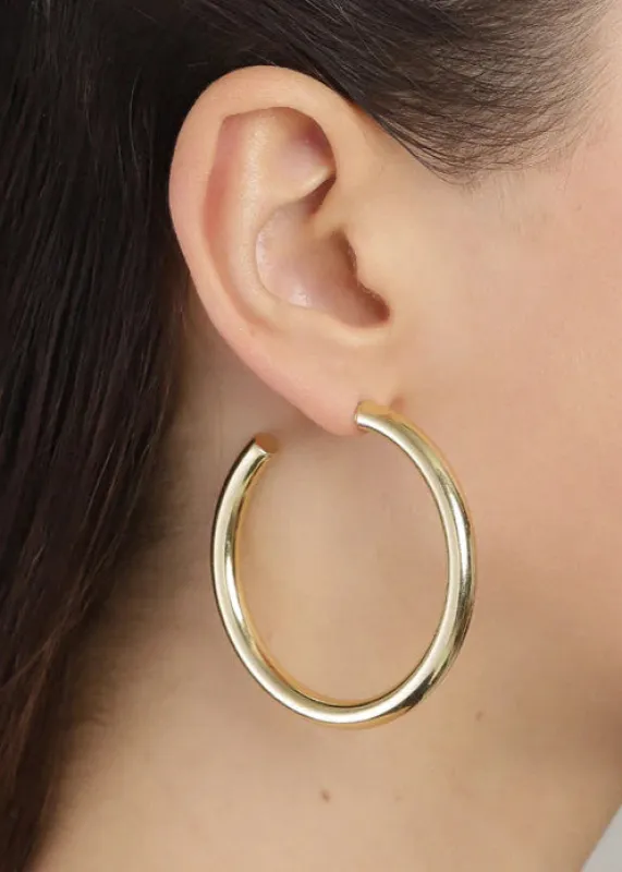 Maddie Large Hoop Earrings sold by Bella Chic