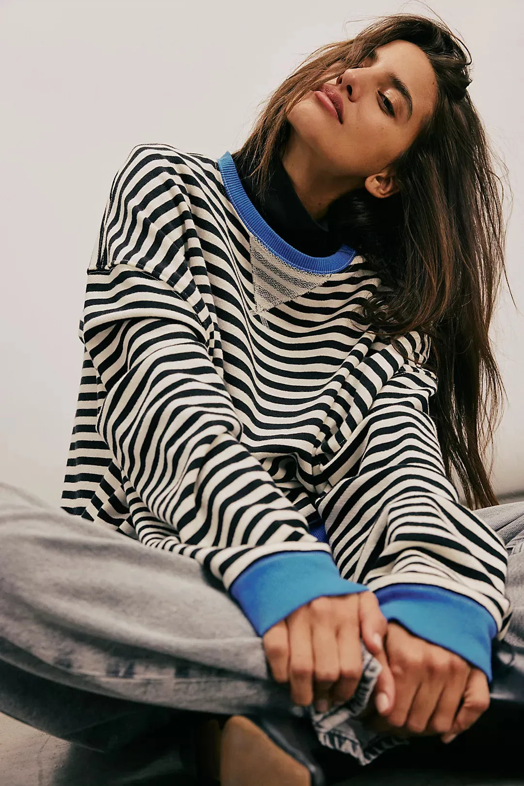 Classic Striped Crew sold by Bella Chic product image thumbnail 2