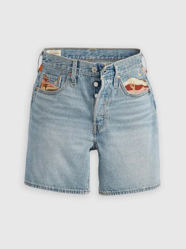 501 Mid Thigh Short made by Levi's