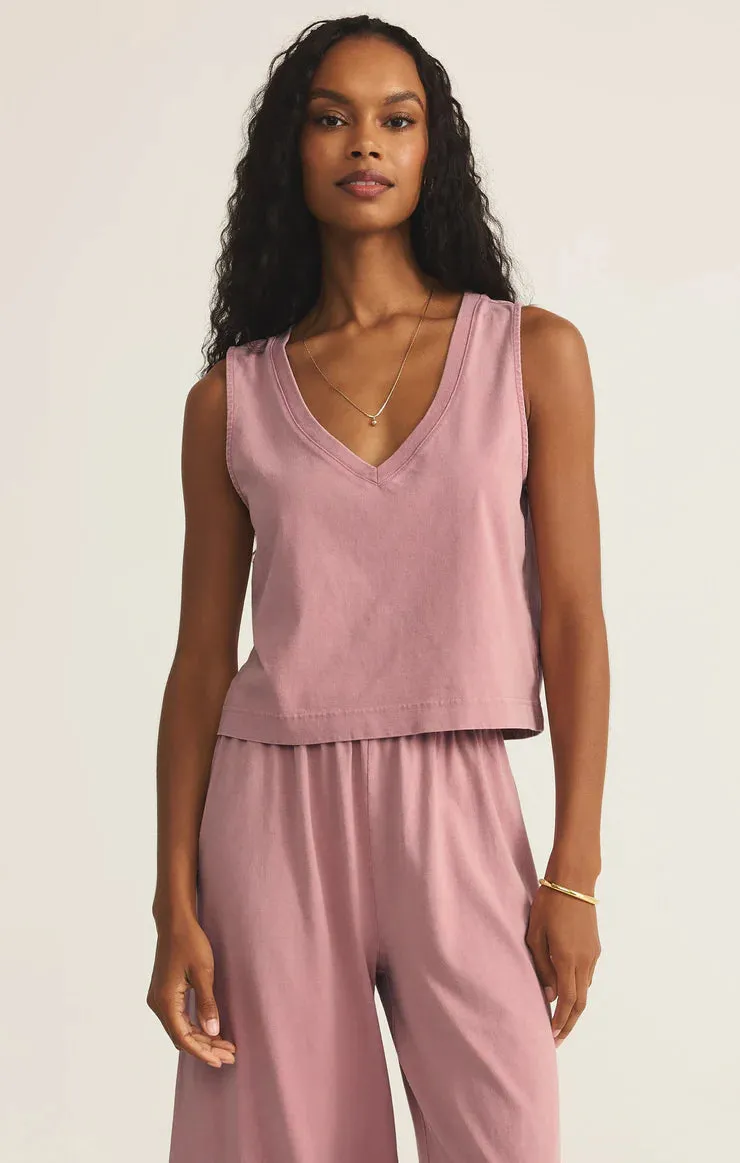 Sloane V-Neck Tank sold by Bella Chic product image thumbnail 3