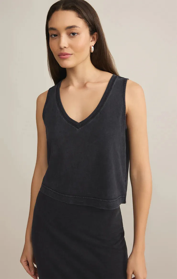 Sloane V-Neck Tank sold by Bella Chic product image thumbnail 5