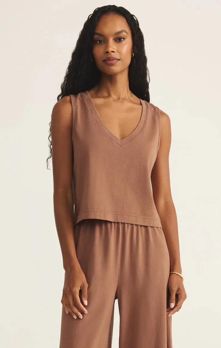 Sloane V-Neck Tank sold by Bella Chic product image thumbnail 2