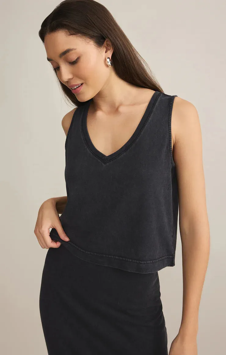 Sloane V-Neck Tank sold by Bella Chic