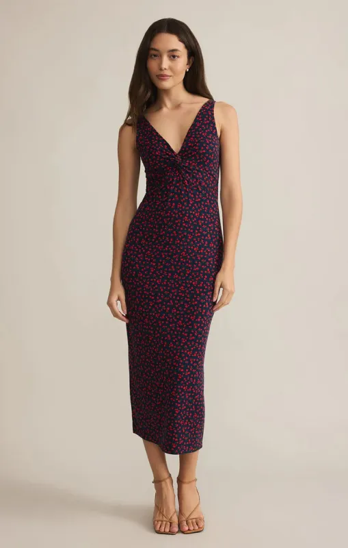 Eleve La Rosa Ditsy Midi Dress sold by Bella Chic