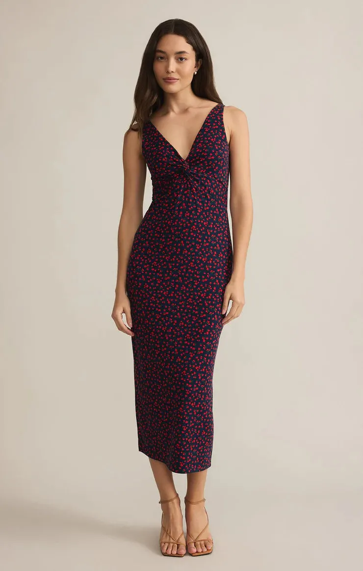 Eleve La Rosa Ditsy Midi Dress sold by Bella Chic