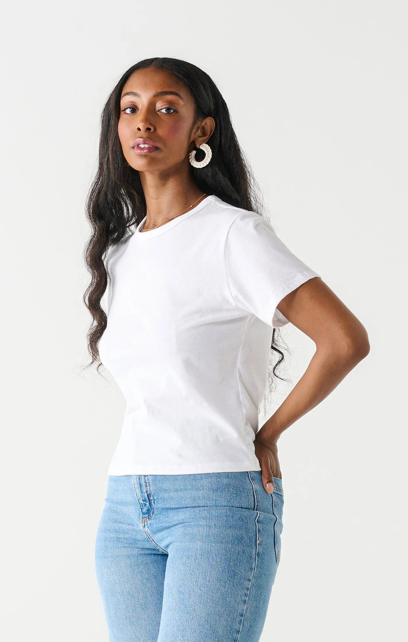 Essential Tee | White sold by Bella Chic product image thumbnail 2