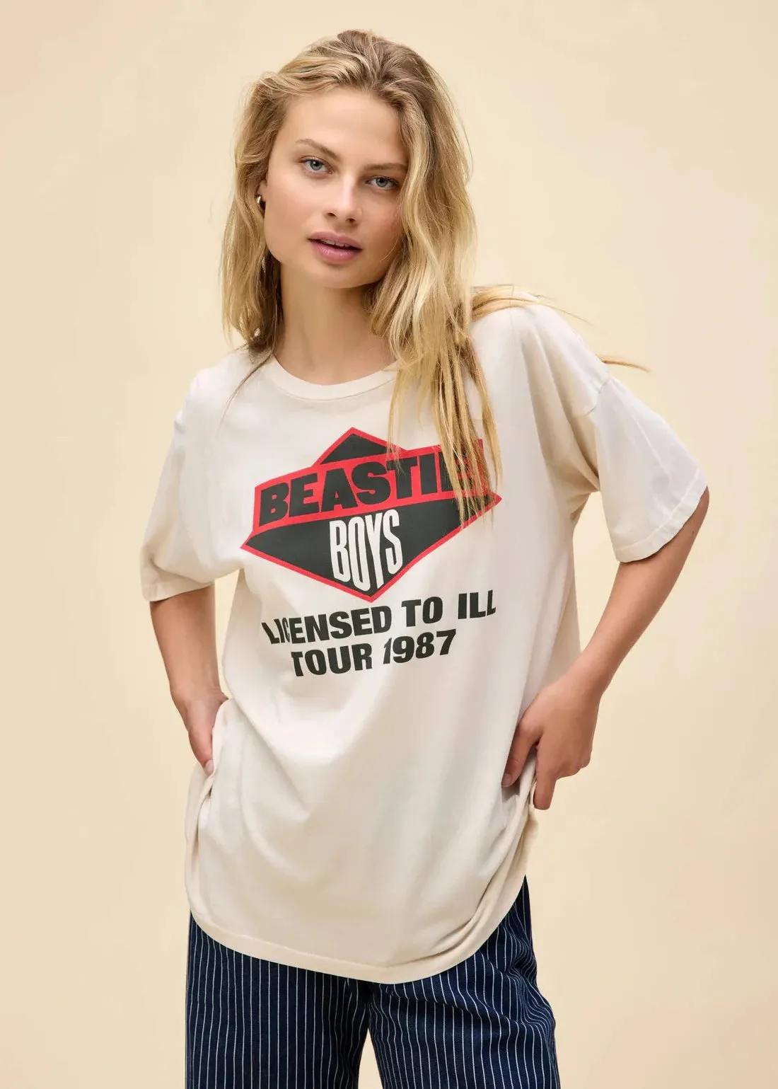 Beastie Boys Licensed To Ill Tour 1987 Merch Tee | Dirty White sold by Bella Chic