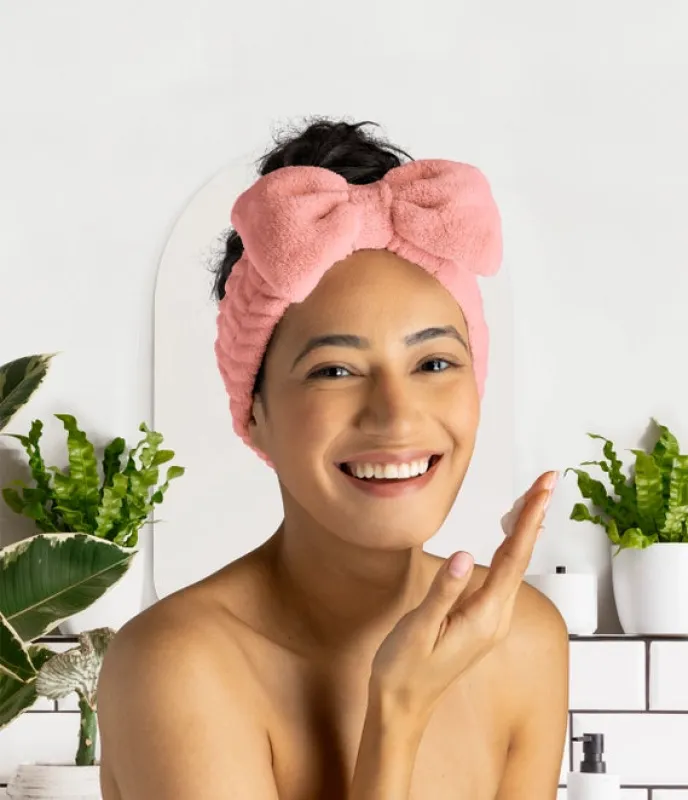 Plush Spa Headband made by Bella Chic