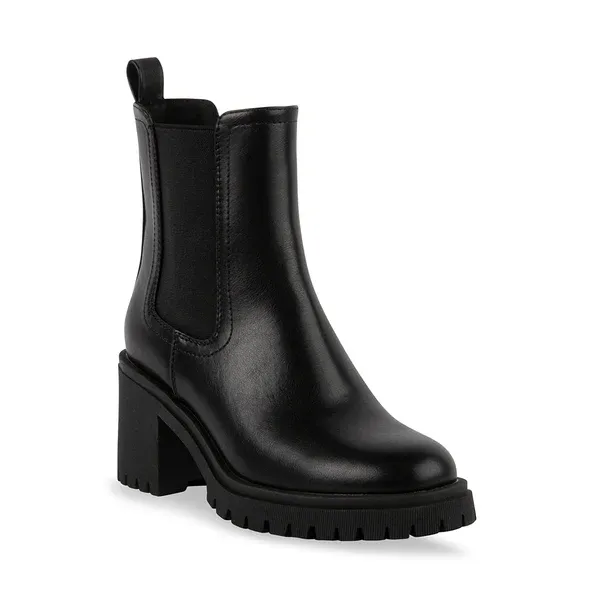 Steve Madden Blaine Leather Boots | Black sold by Bella Chic product image thumbnail 2