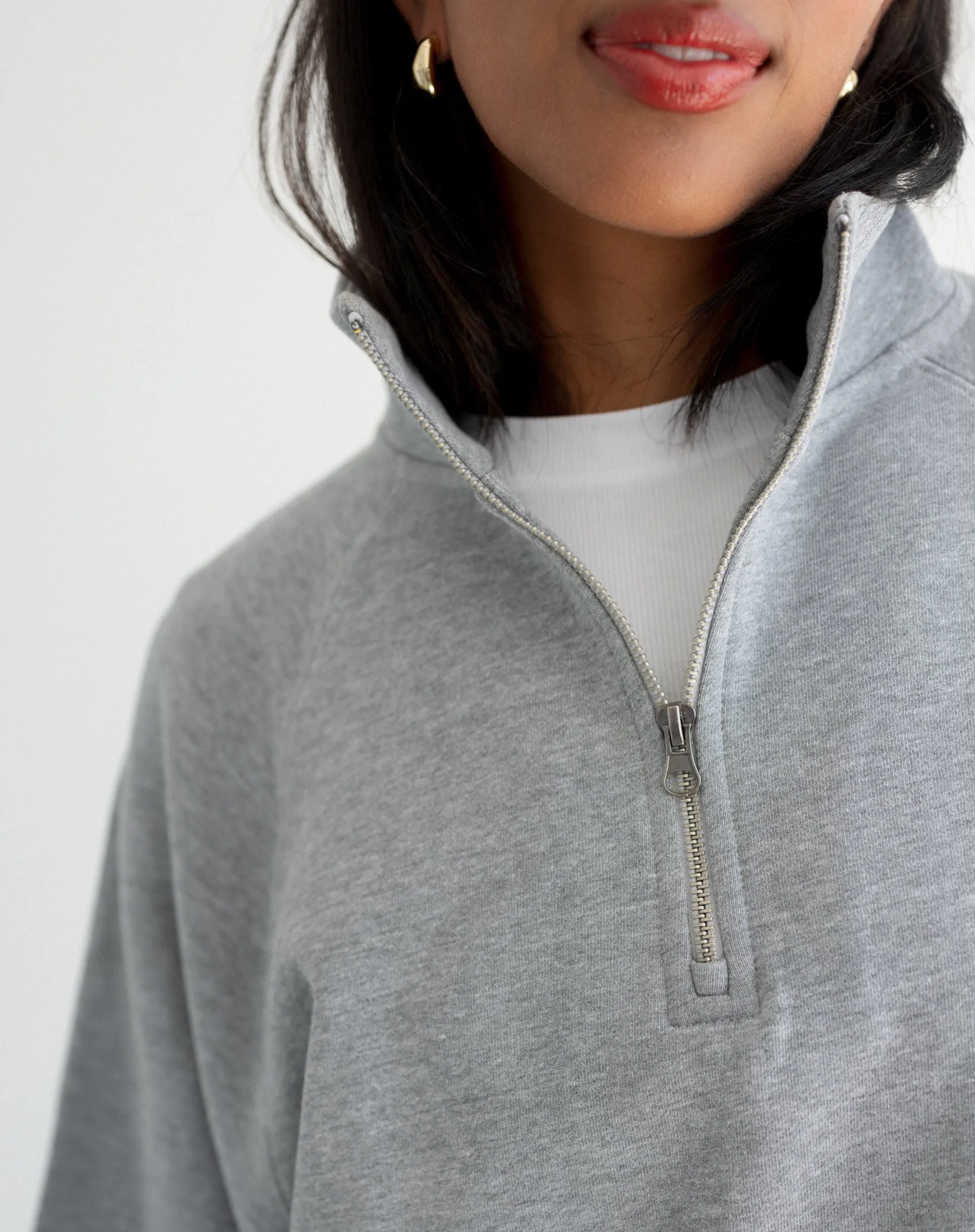 Not Your Boyfriend's Half Zip Sweatshirt sold by Bella Chic product image thumbnail 2