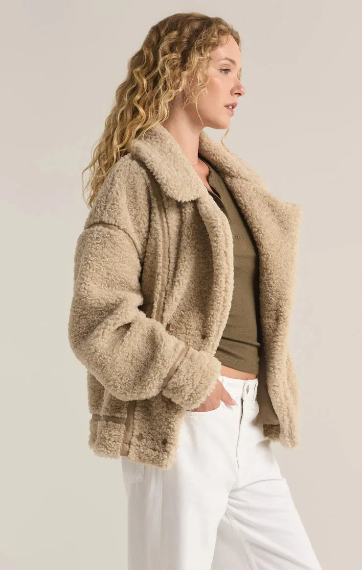 Ari Sherpa Jacket sold by Bella Chic product image thumbnail 4