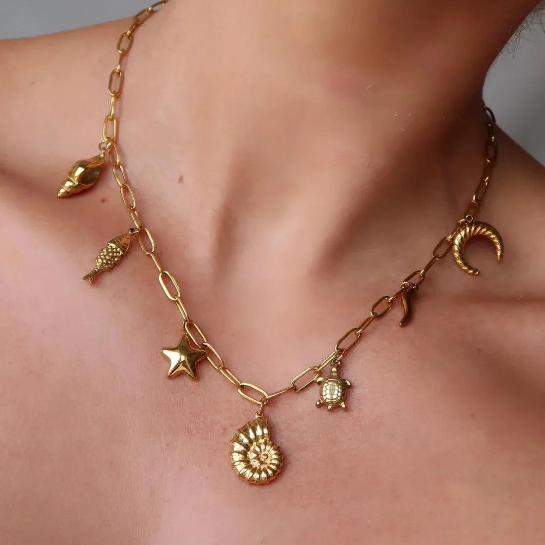 Lavalle Charm Necklace | Gold sold by Bella Chic product image thumbnail 2