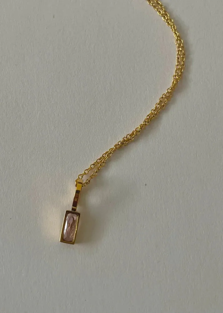 Birthstone Necklace | June sold by Bella Chic