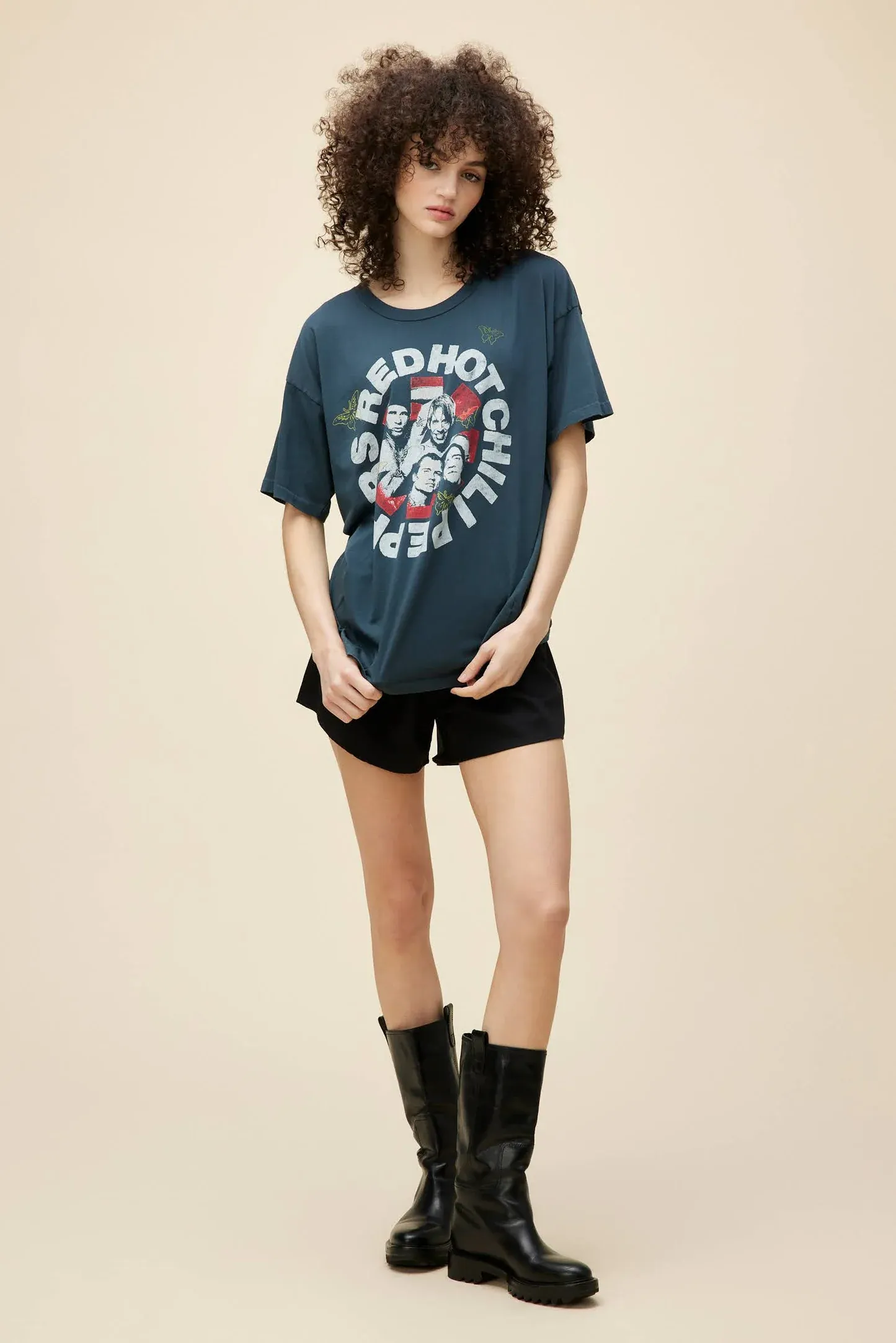 Red Hot Chili Peppers Merch Tee | Vintage Black sold by Bella Chic