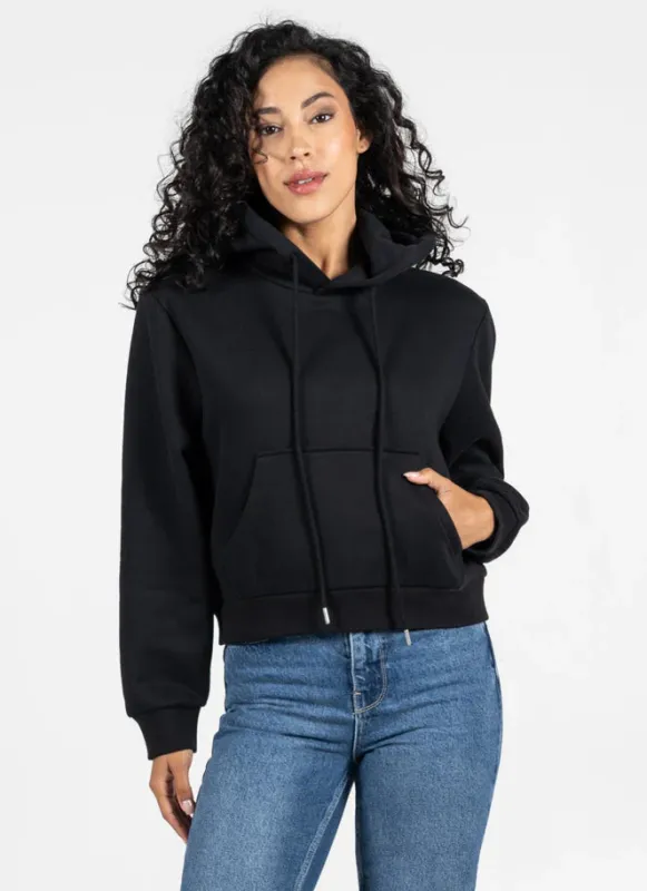 Charly Fleece Hoodie | Black made by C’est Moi