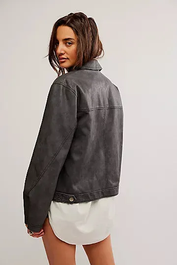 Blaire Vegan Leather Jacket sold by Bella Chic product image thumbnail 3