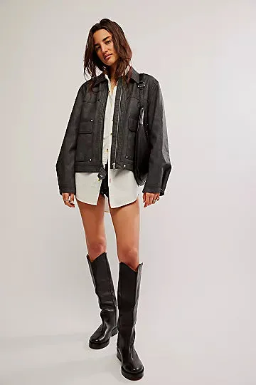 Blaire Vegan Leather Jacket sold by Bella Chic product image thumbnail 4