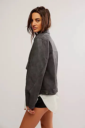 Blaire Vegan Leather Jacket sold by Bella Chic product image thumbnail 2