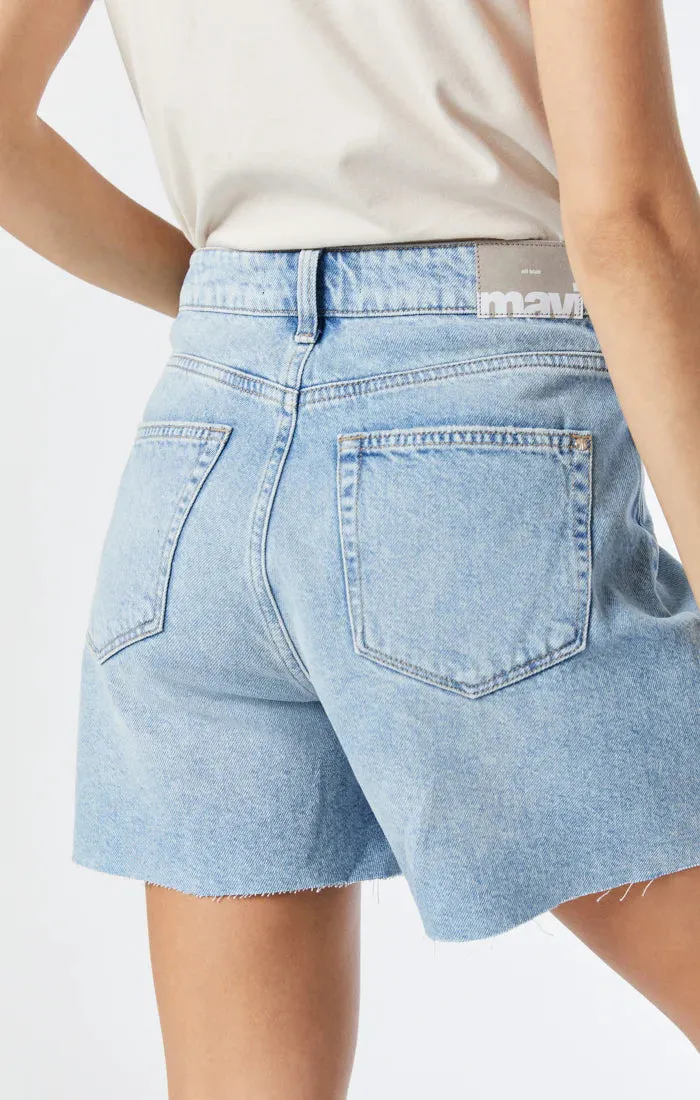 Millie Mom Relaxed Shorts | Mid Recycle Blue sold by Bella Chic product image thumbnail 2