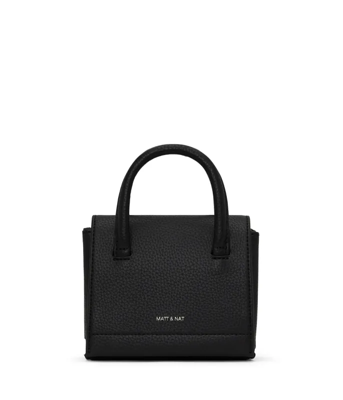 Adel Micro Vegan Satchel - Purity sold by Bella Chic