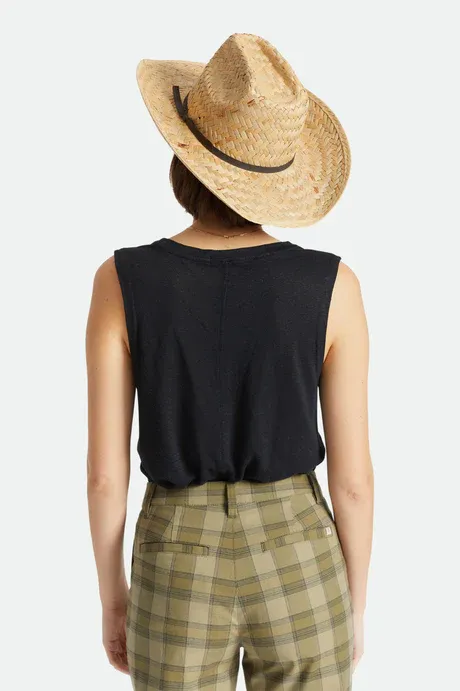 Houston Straw Cowboy Hat | Natural sold by Bella Chic product image thumbnail 4