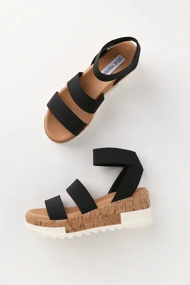 Steve Madden Bandi Sandals | Black sold by Bella Chic product image thumbnail 3