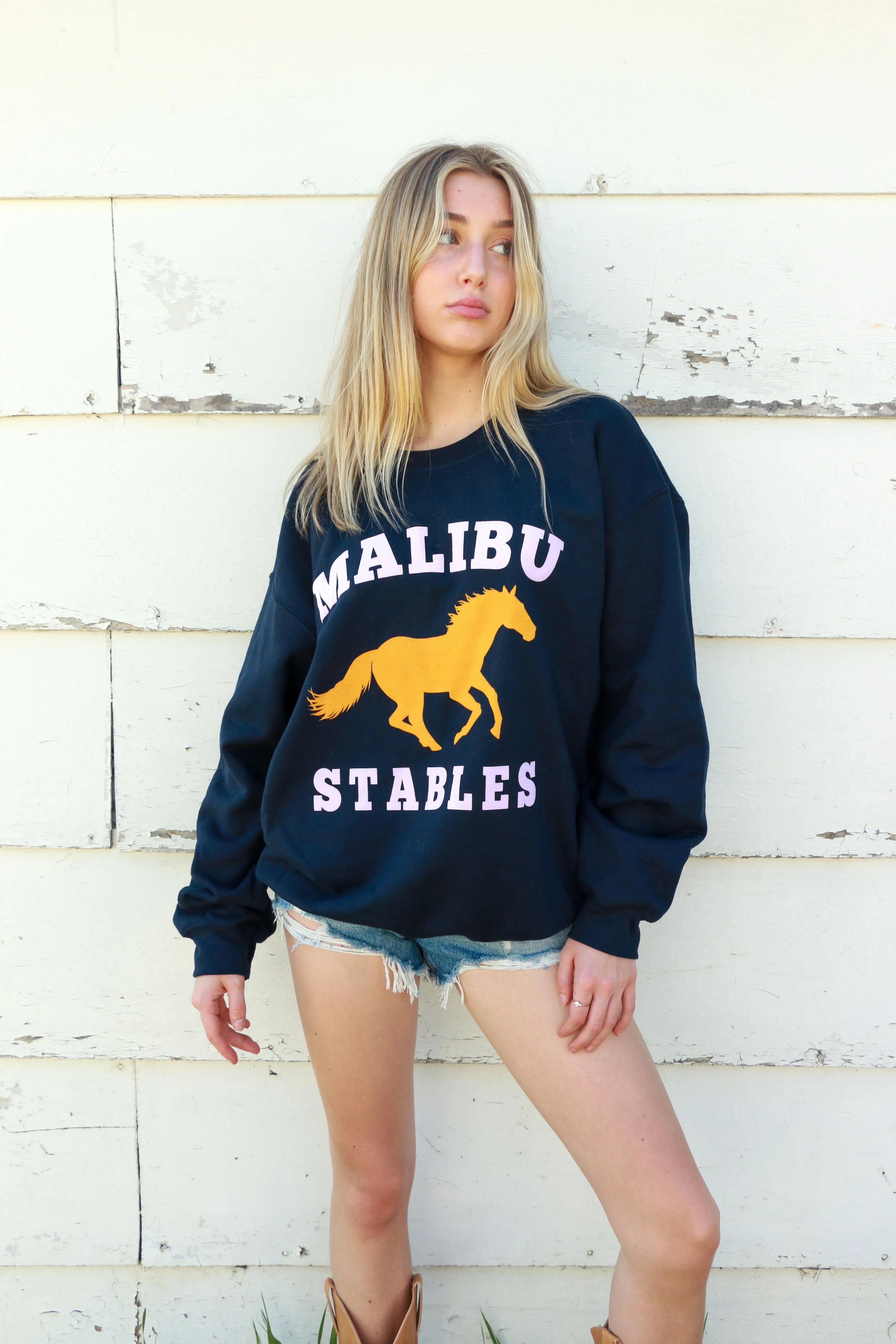 Malibu Stables Graphic Sweatshirt sold by Bella Chic