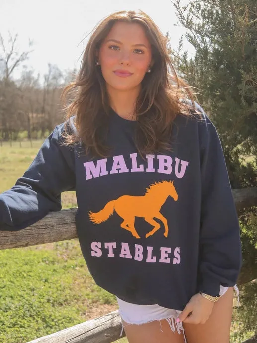 Malibu Stables Graphic Sweatshirt sold by Bella Chic product image thumbnail 5
