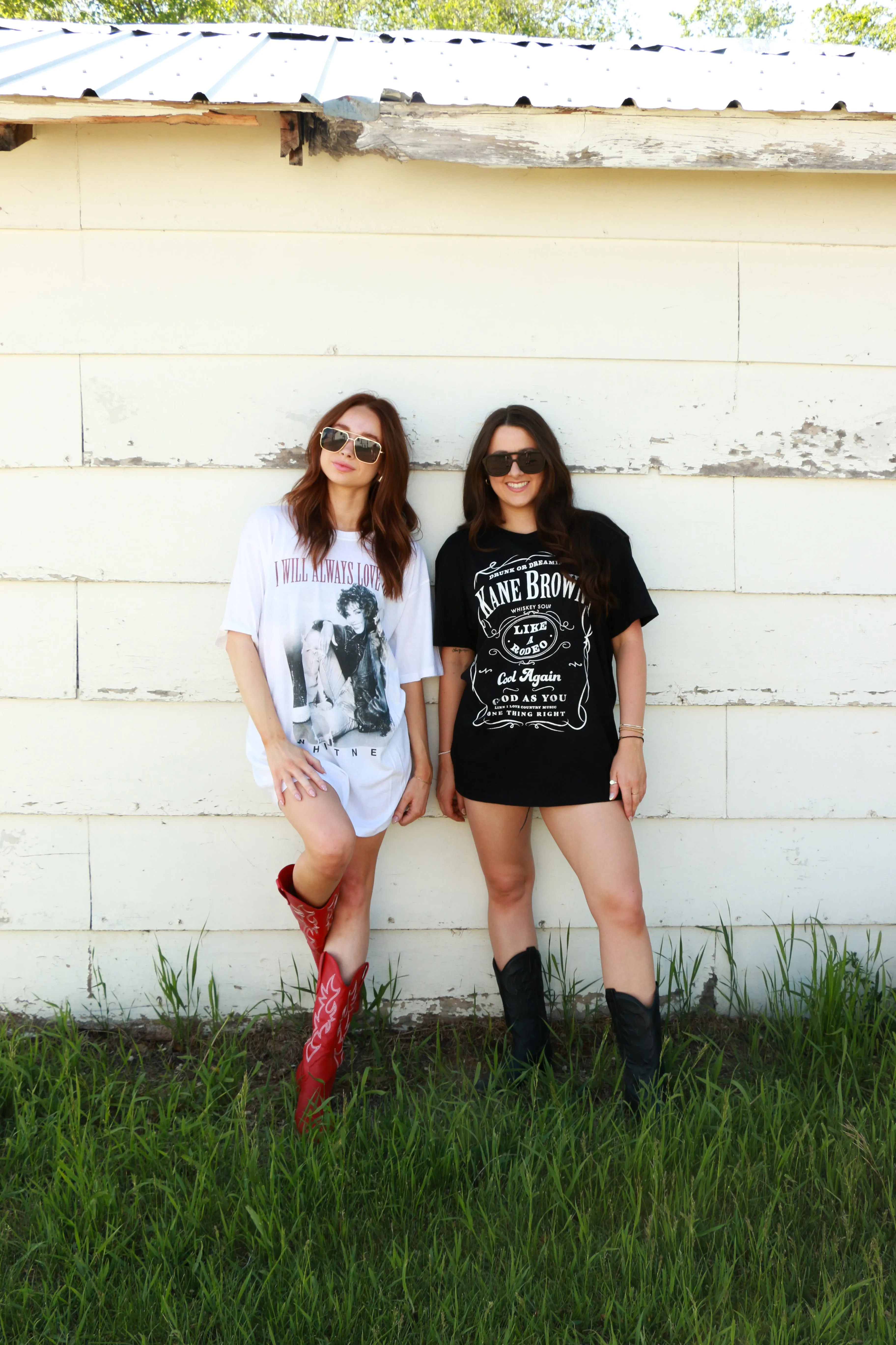 Graphic Tee Whitney Always Love You | White sold by Bella Chic product image thumbnail 5