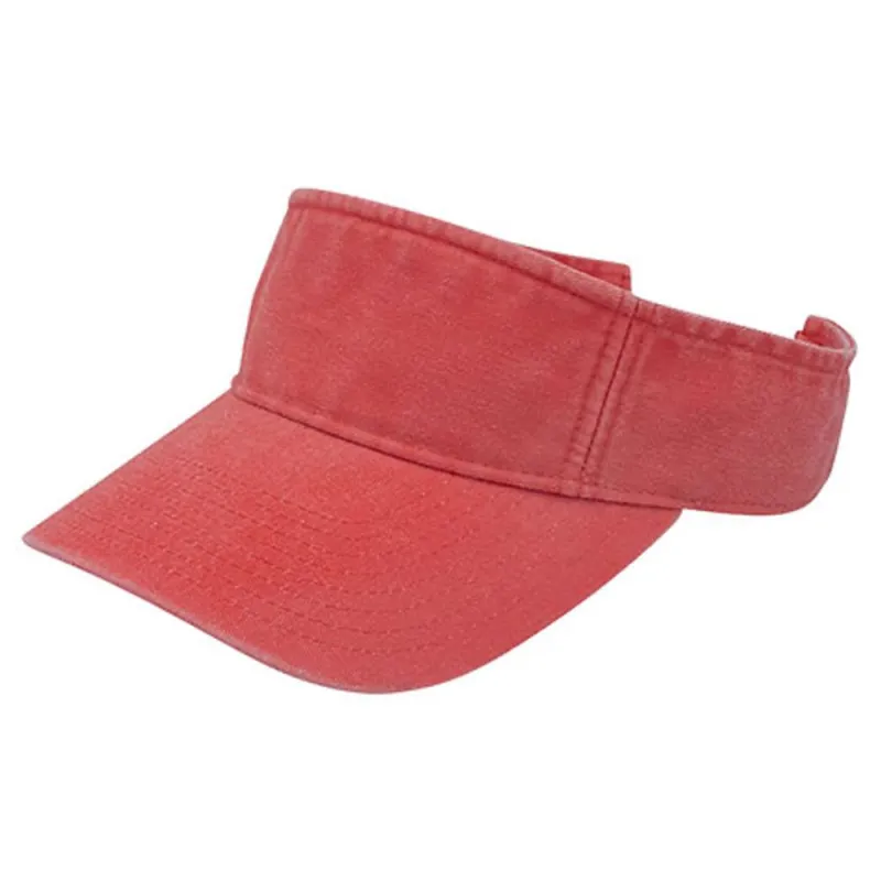 Bella Cotton Visor | Coral made by Bella Chic