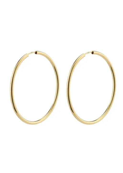 April Recycled Medium-Size Hoop Earrings sold by Bella Chic product image thumbnail 3