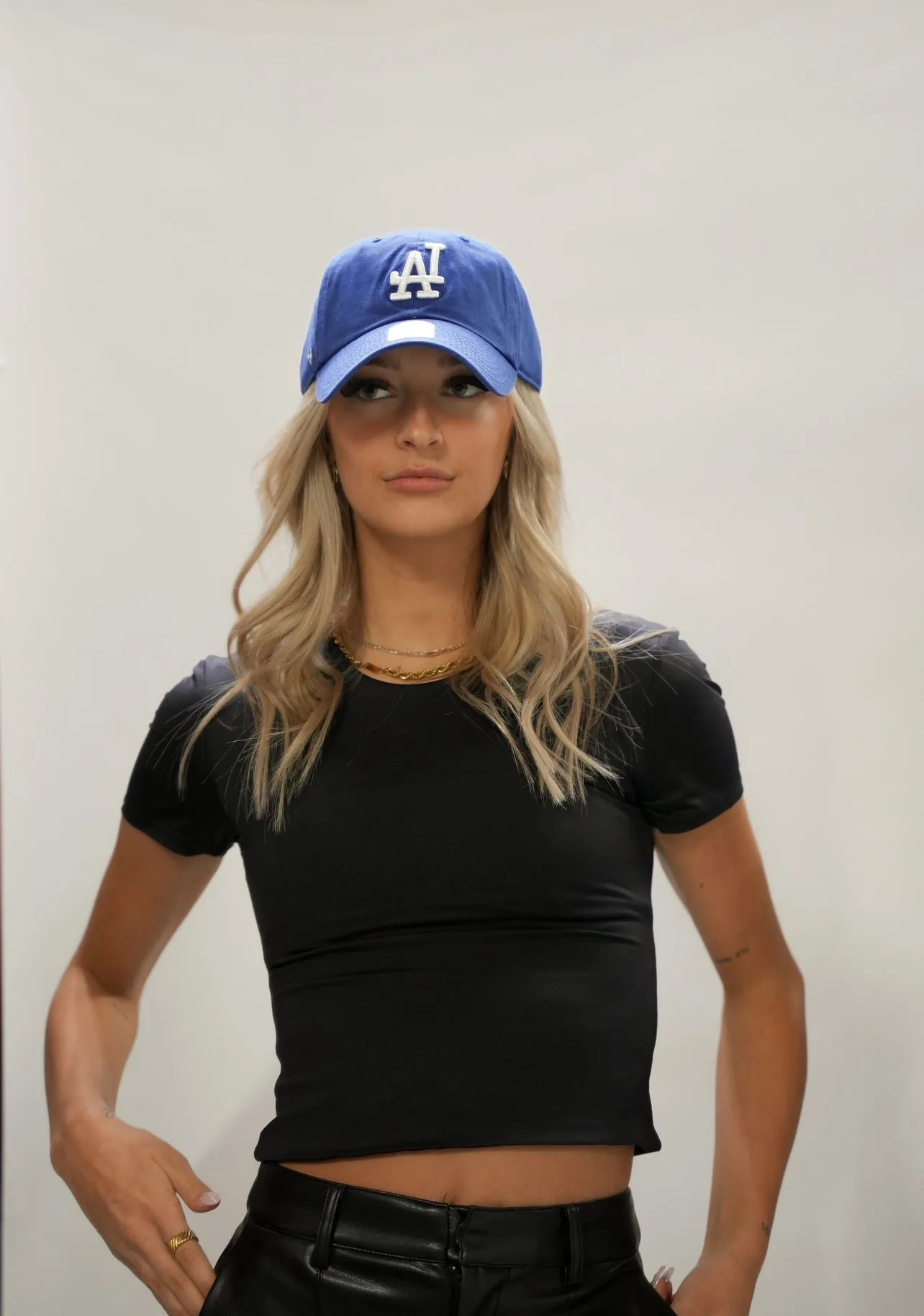 '47 Brand MLB Clean Up Cap | LA Dodgers | Blue/White sold by Bella Chic product image thumbnail 5